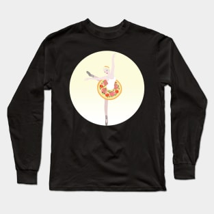 ballerina illustration Long Sleeve T-Shirt